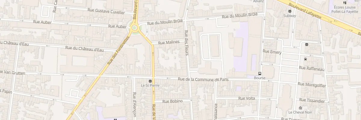 Plan du 40 Rue des Fleurs à Calais