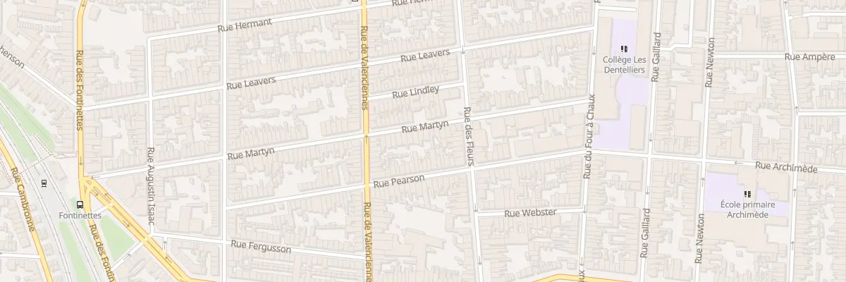 Plan du 106 Rue Martyn à Calais