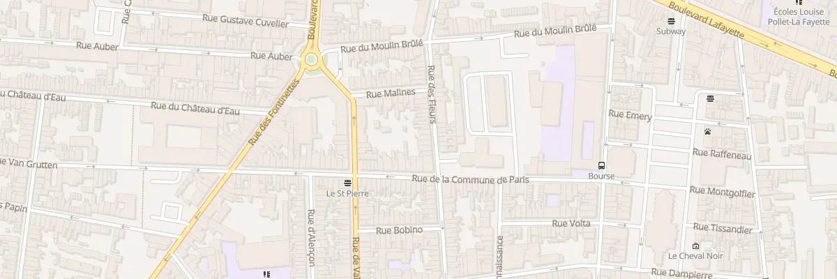 Plan du 42 Rue des Fleurs à Calais