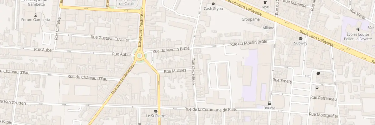 Plan du 18 Rue des Fleurs à Calais
