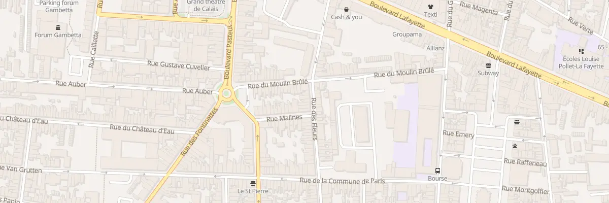 Plan du 16 Rue des Fleurs à Calais
