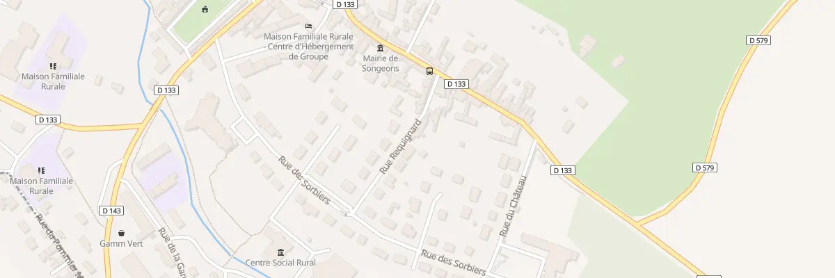 Plan du 3 Rue Réquignard à Songeons