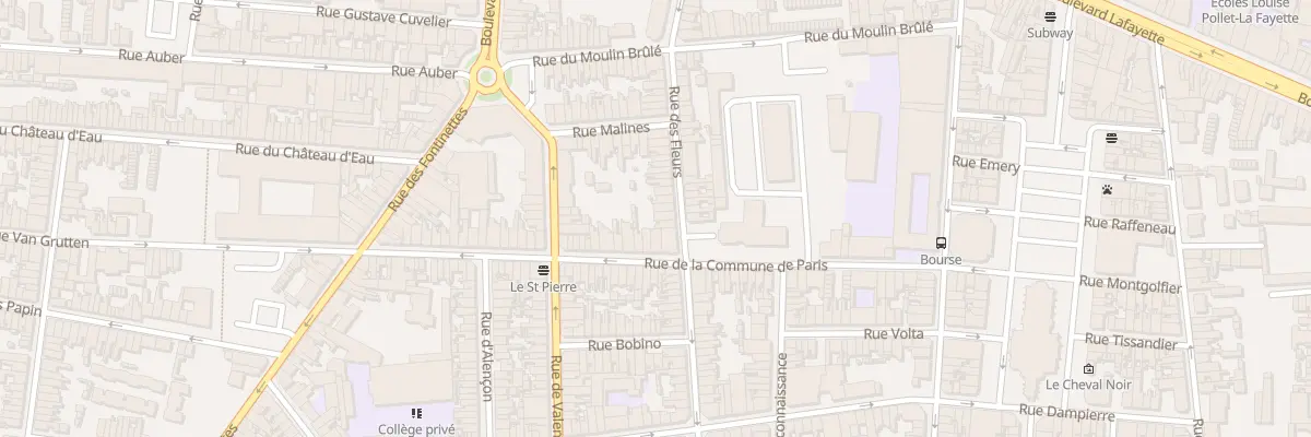 Plan du 46 Rue des Fleurs à Calais