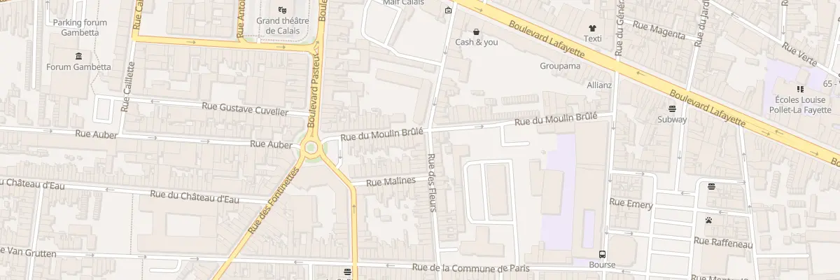 Plan du 10B Rue des Fleurs à Calais