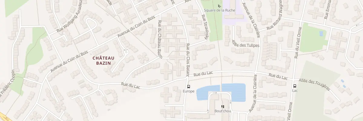 Plan du 90 Rue du Clos Bâtant à Rambouillet
