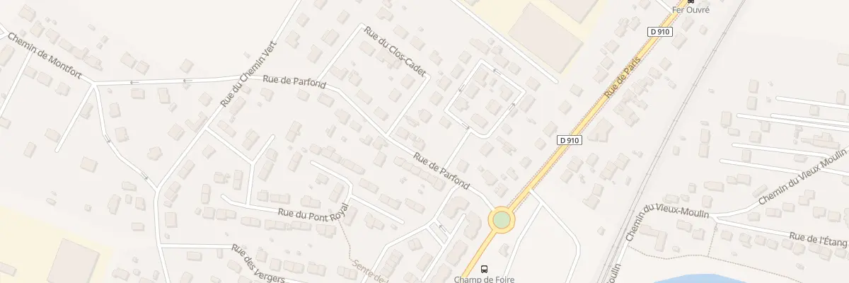 Plan du 4 Rue de Parfond au Perray-en-Yvelines