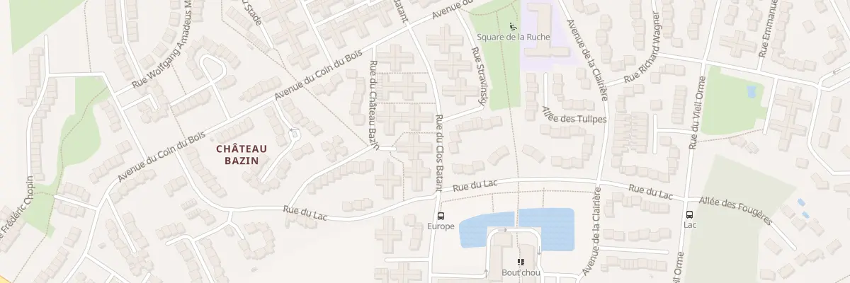 Plan du 88 Rue du Clos Bâtant à Rambouillet