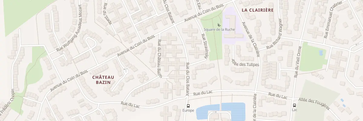 Plan du 84 Rue du Clos Bâtant à Rambouillet