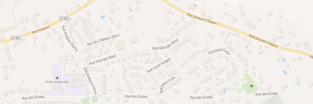 Plan du 22 Rue Georges Bizet à Biars-sur-Cère