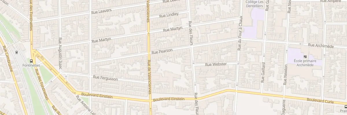 Plan du 70 Rue Pearson à Calais