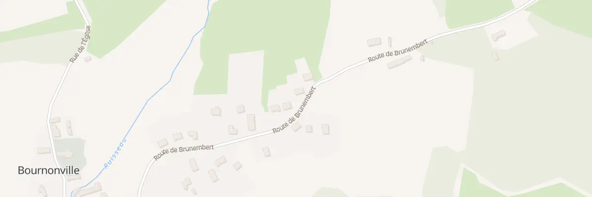 Plan du 37 Rte de Brunembert à Bournonville