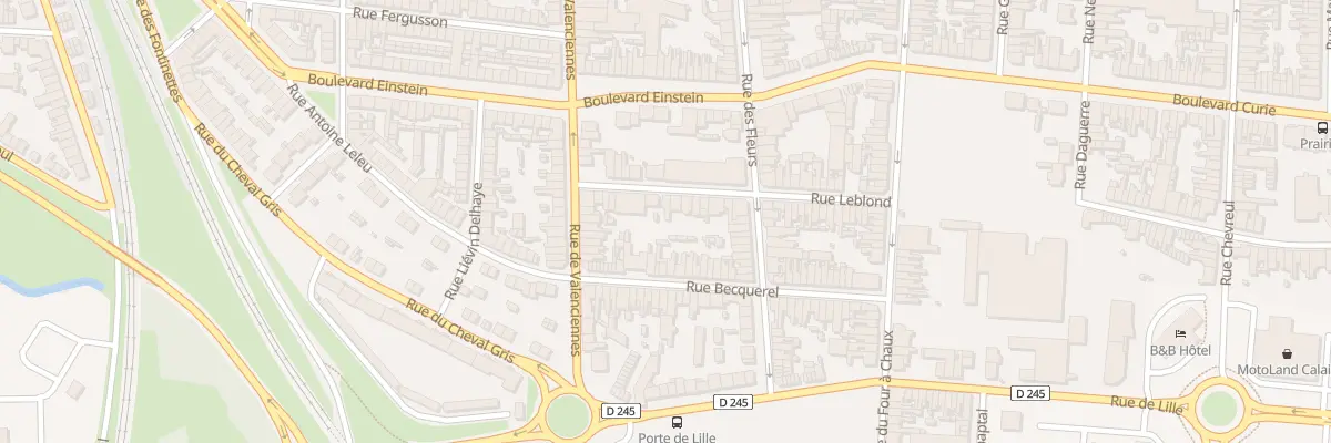 Plan du 18 Rue Leblond à Calais