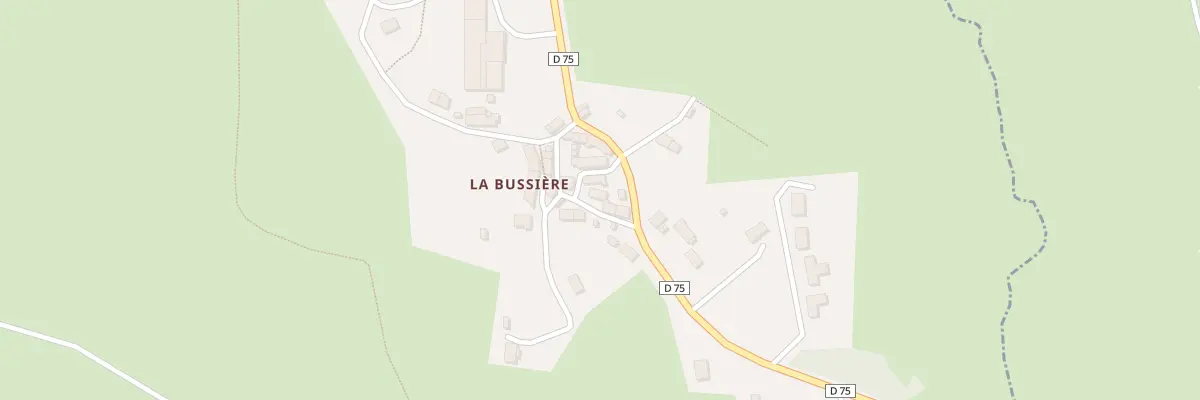 Plan du 54 La Bussiere à Saint-Sulpice-le-Guérétois