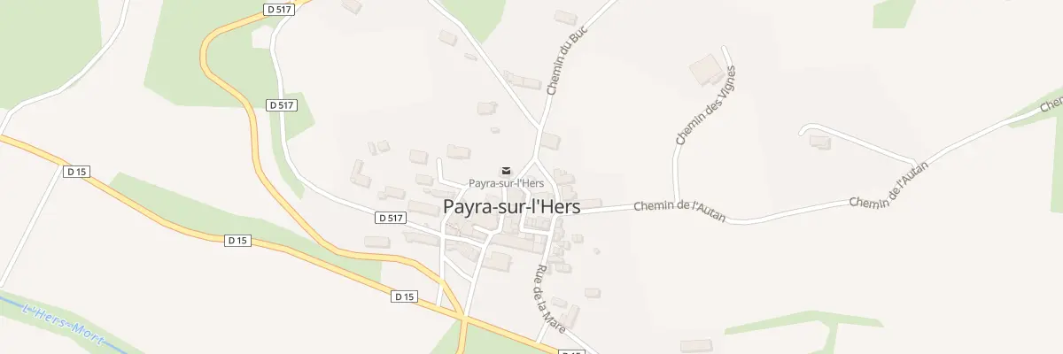 Plan du 5 Rue des Ecoles à Payra-sur-l’Hers