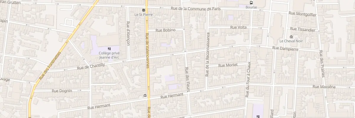 Plan du 116 Rue de Chantilly à Calais