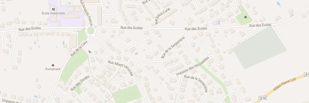 Plan du 4 Rue de la Serpentine à Biars-sur-Cère