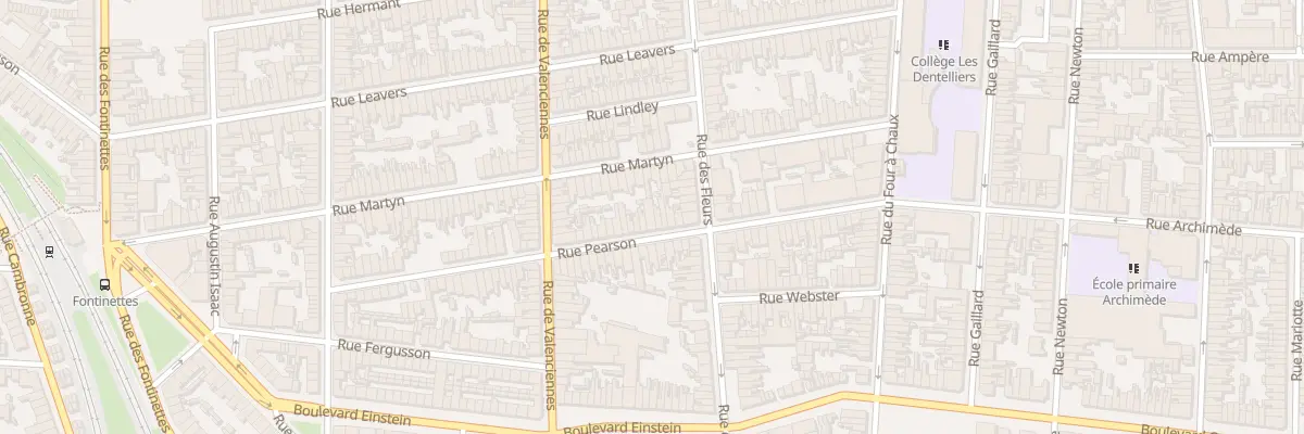 Plan du 55 Rue Pearson à Calais