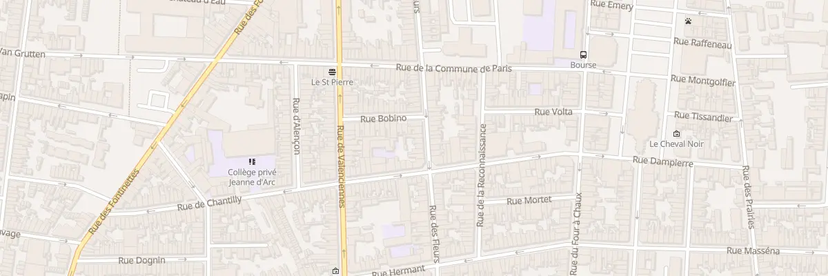 Plan du 70 Rue des Fleurs à Calais