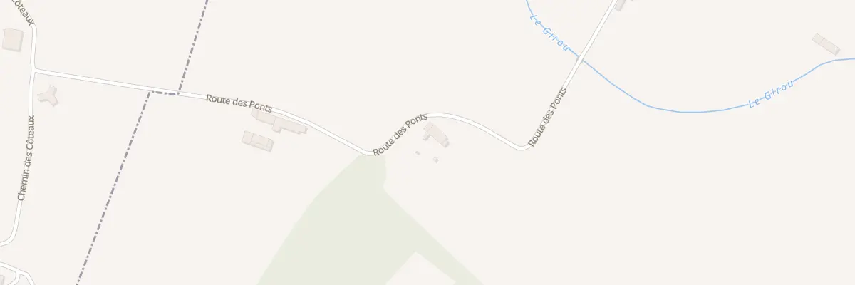 Plan du 545 Rte des Ponts à Cuq-Toulza