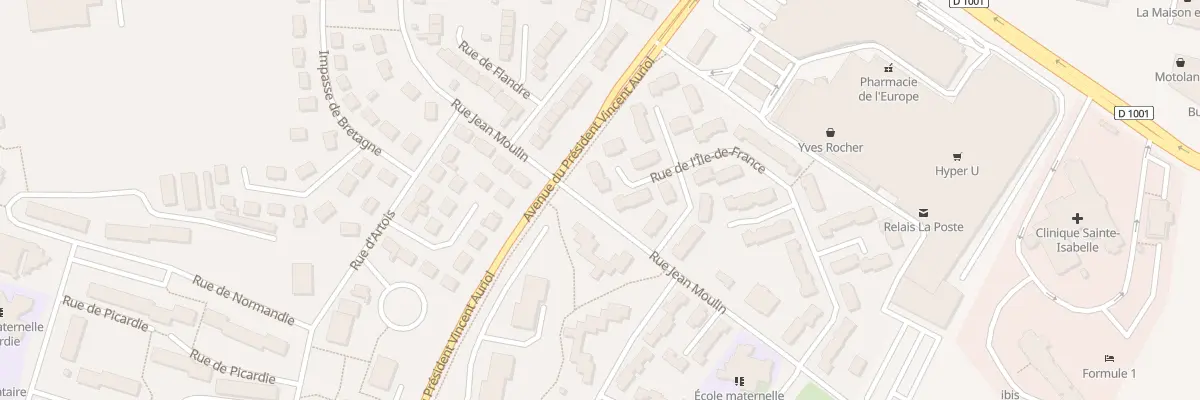 Plan du 15 Rue d’Ile de France à Abbeville