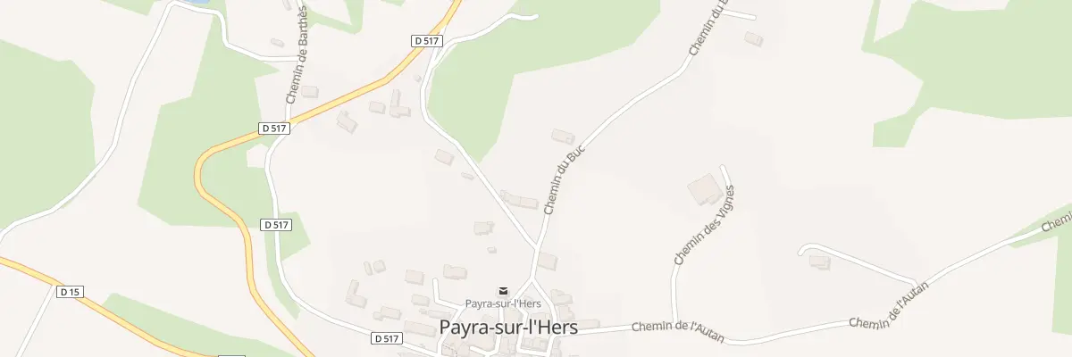 Plan du 36 Che du Moulin à Payra-sur-l’Hers