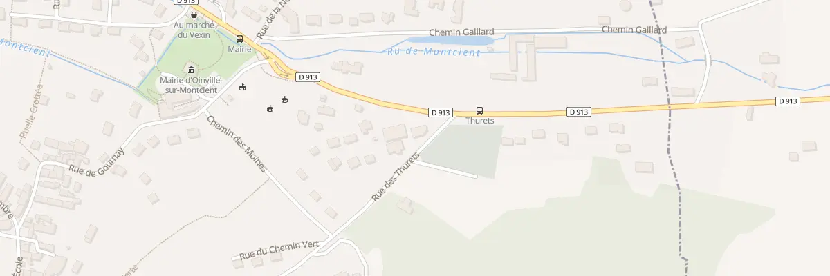 Plan du 29 Rte du Vexin à Oinville-sur-Montcient