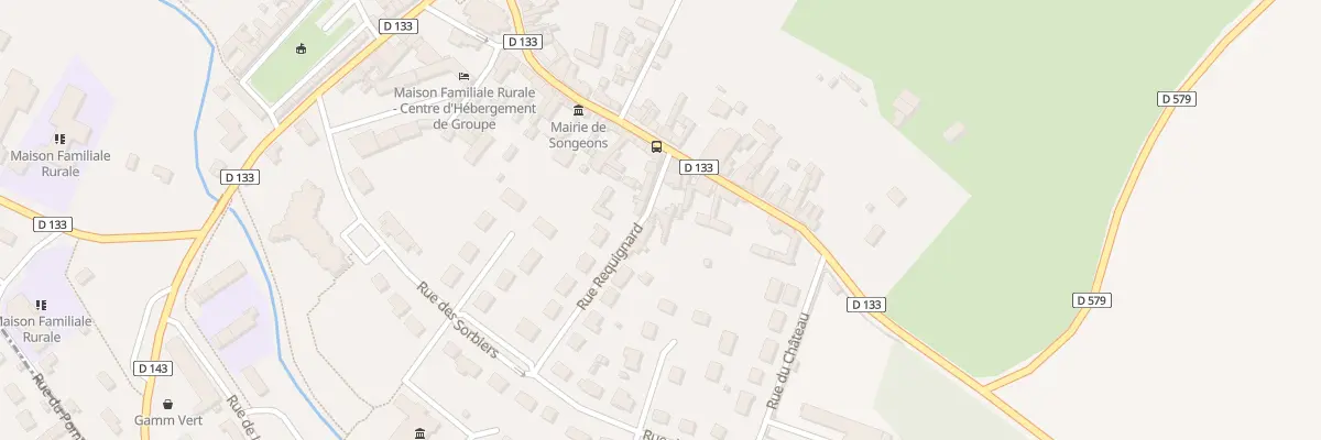 Plan du 1 Rue Réquignard à Songeons
