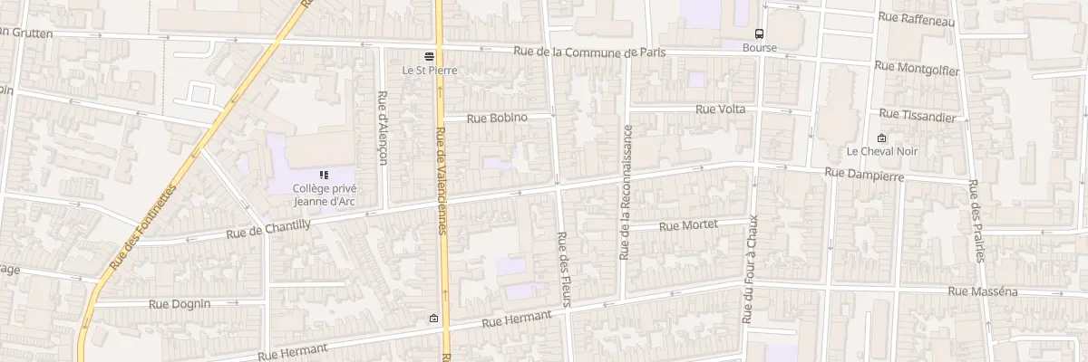Plan du 81 Rue de Chantilly à Calais