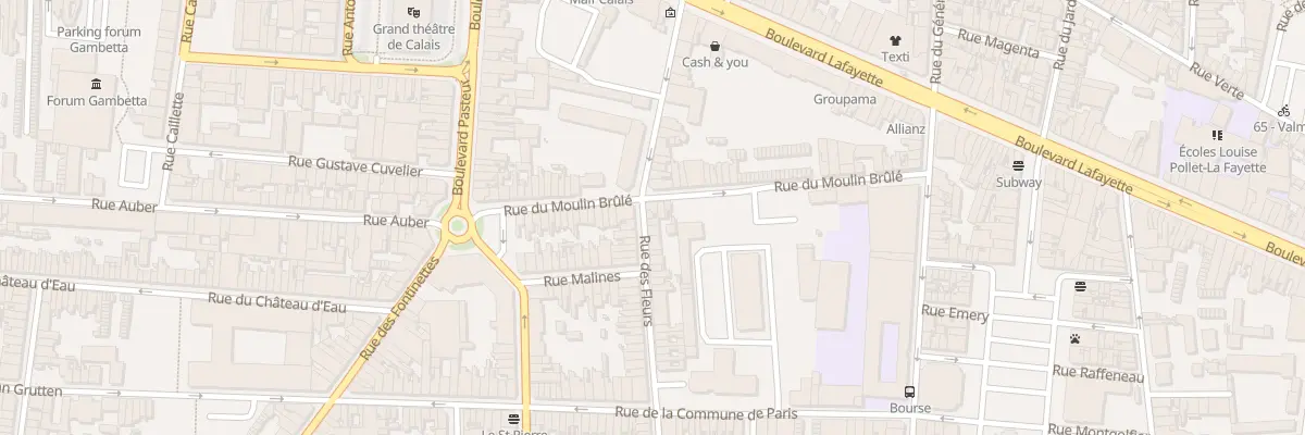 Plan du 27 Rue des Fleurs à Calais