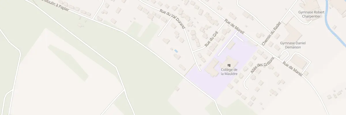 Plan du 26A Rue du Val Durand à Maule