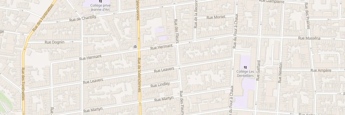 Plan du 108 Rue des Fleurs à Calais