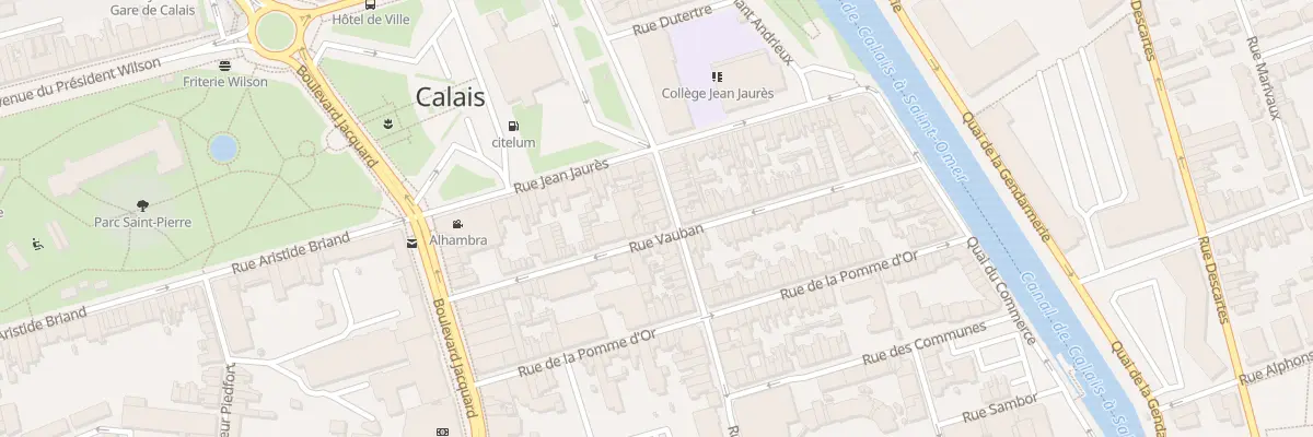 Plan du 57 Rue du Pont Lottin à Calais