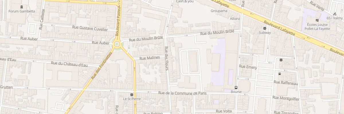 Plan du 45 Rue des Fleurs à Calais