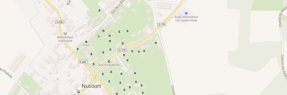 Plan du 6B Rue Hardeville à Nucourt