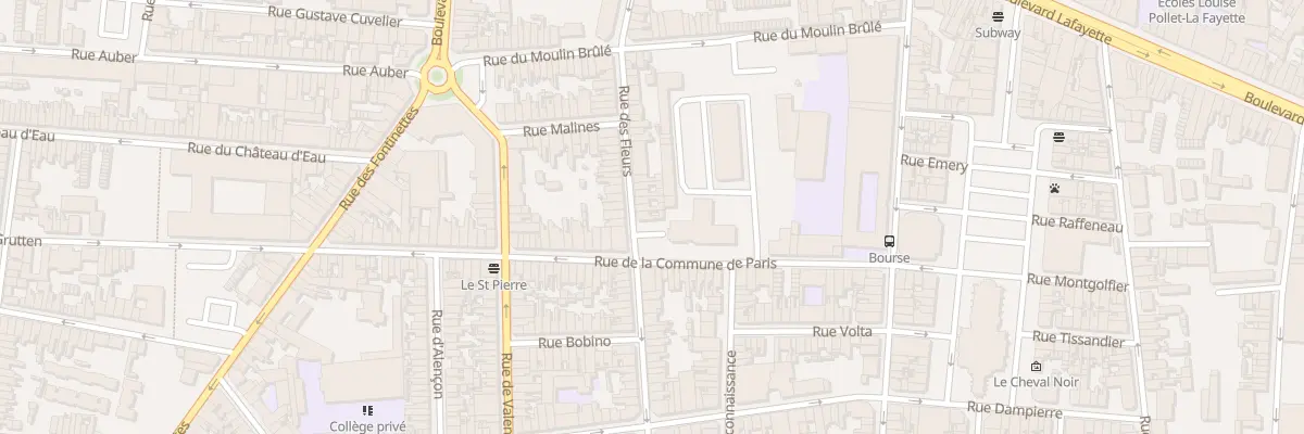 Plan du 63 Rue des Fleurs à Calais