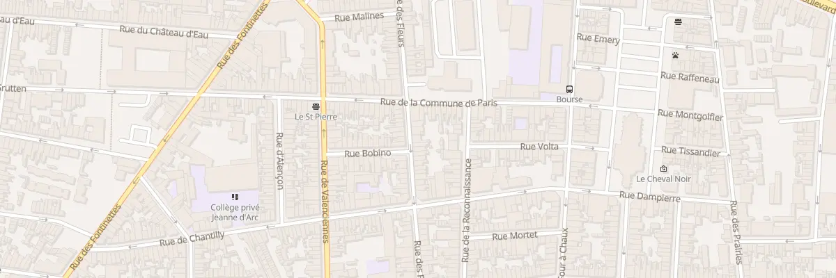 Plan du 69 Rue des Fleurs à Calais