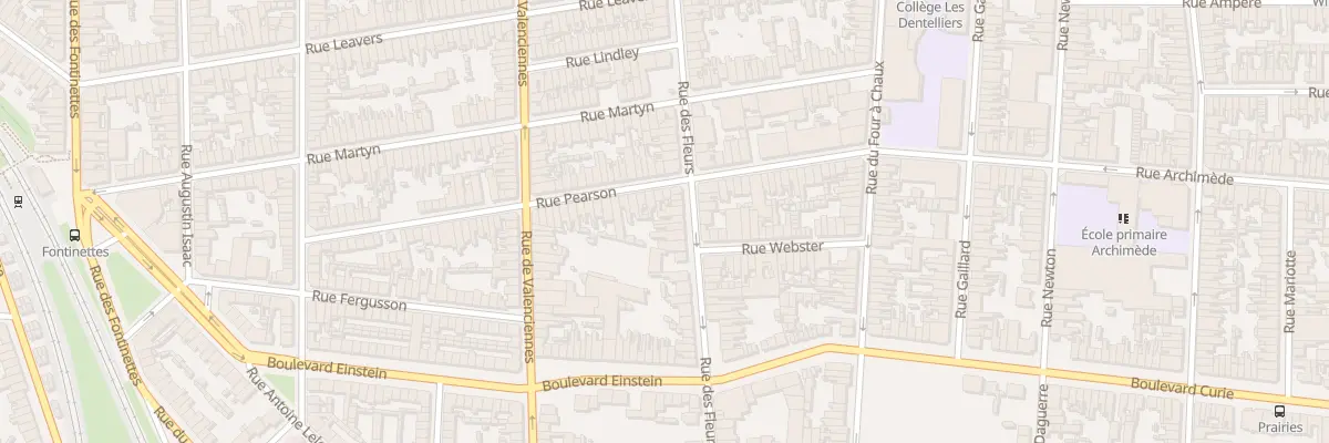 Plan du 148 Rue des Fleurs à Calais