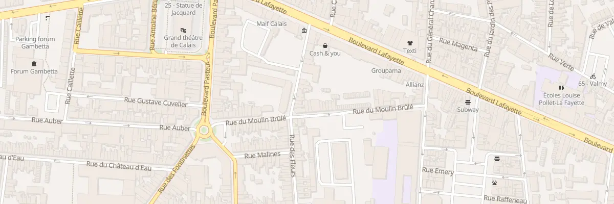 Plan du 29 Rue du Moulin Brulé à Calais