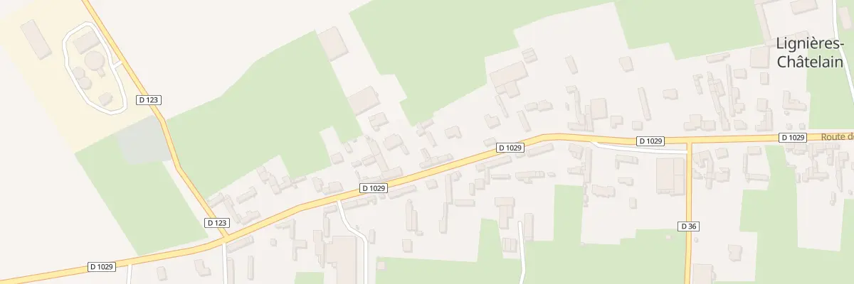 Plan du 68 Rte de Normandie à Lignières-Châtelain