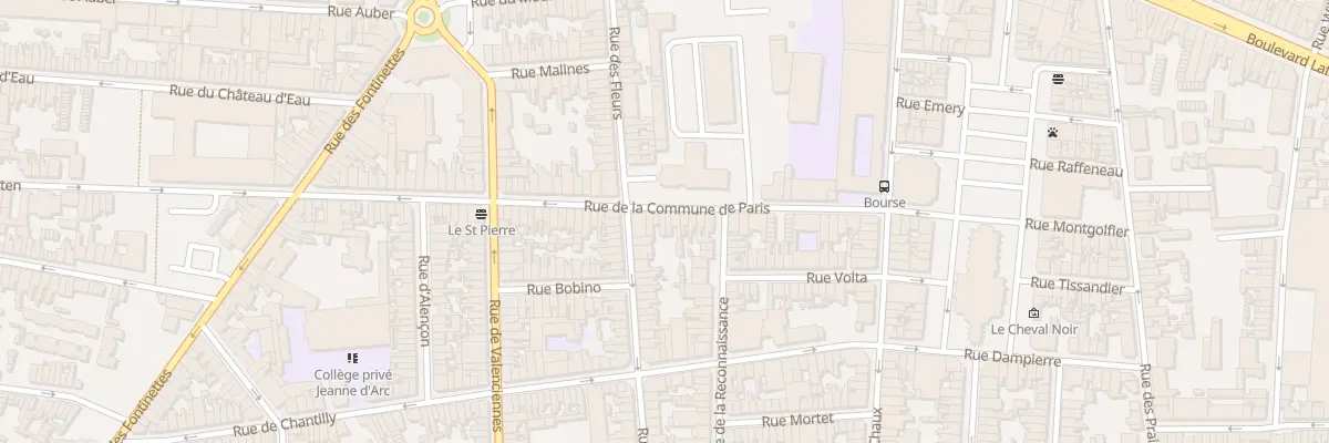 Plan du 80 Rue de la Commune de Paris à Calais