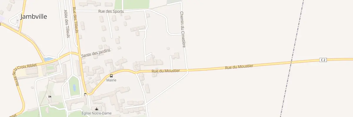 Plan du 30 Che du Moustier à Jambville
