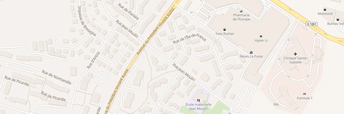 Plan du 1 Rue d’Ile de France à Abbeville