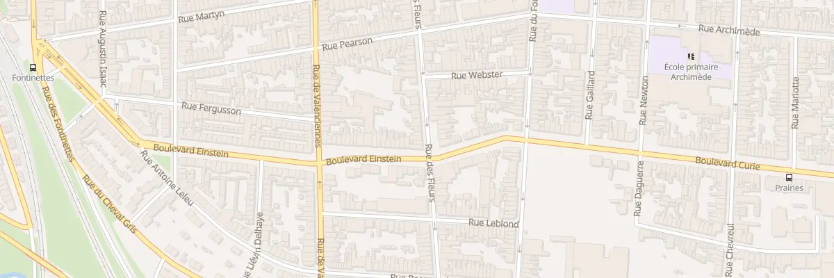 Plan du 176 Rue des Fleurs à Calais