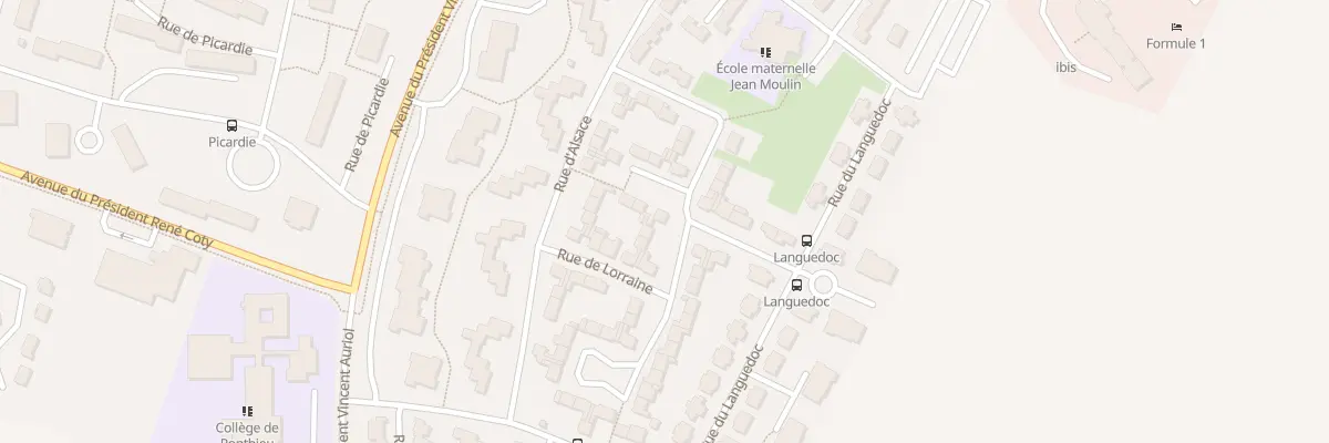 Plan du 15 Rue de Lorraine à Abbeville