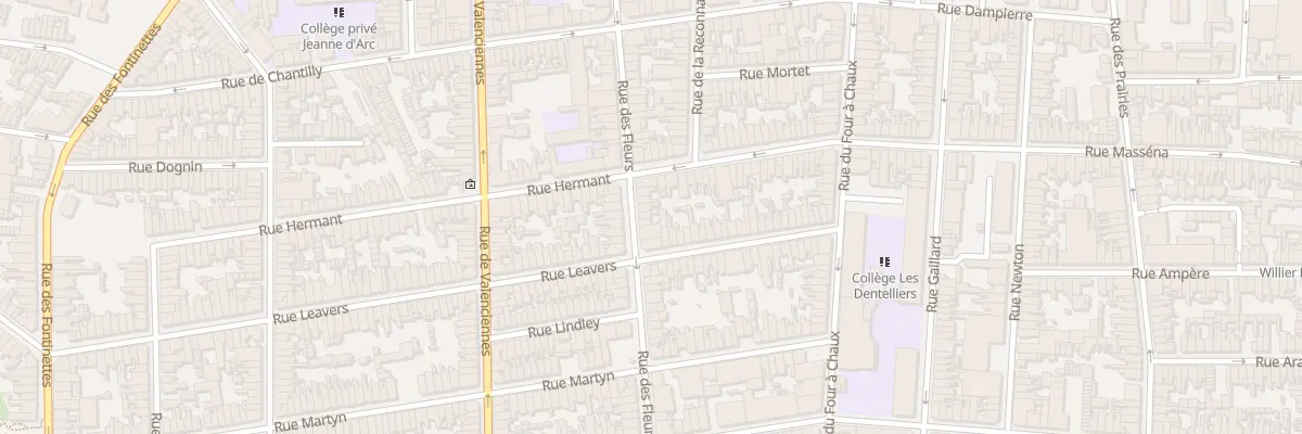 Plan du 129 Rue des Fleurs à Calais