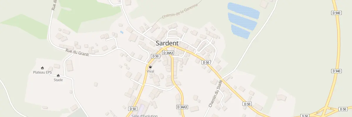 Plan du 2 Rue Grande à Sardent
