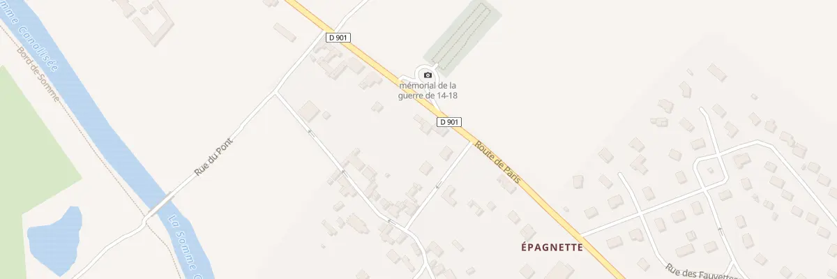 Plan du 72 Rte de Paris à Épagne-Épagnette