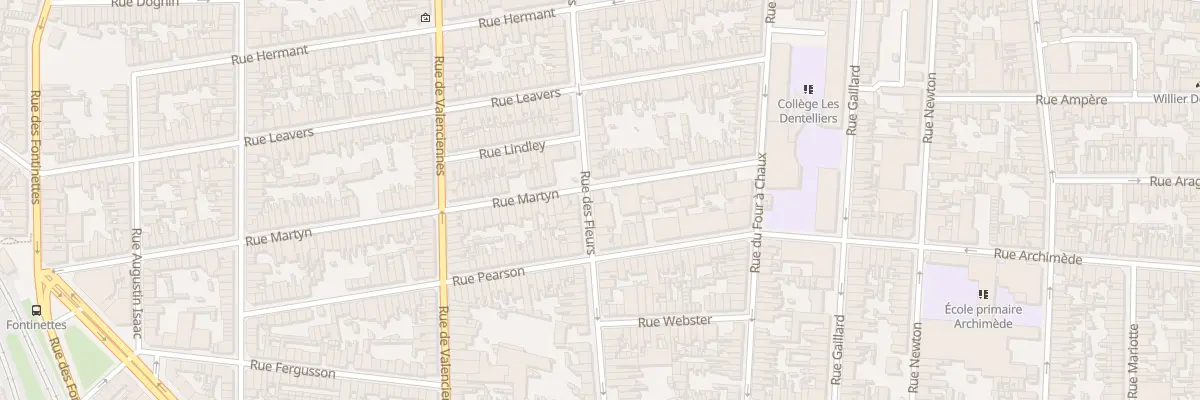 Plan du 120 Rue Martyn à Calais