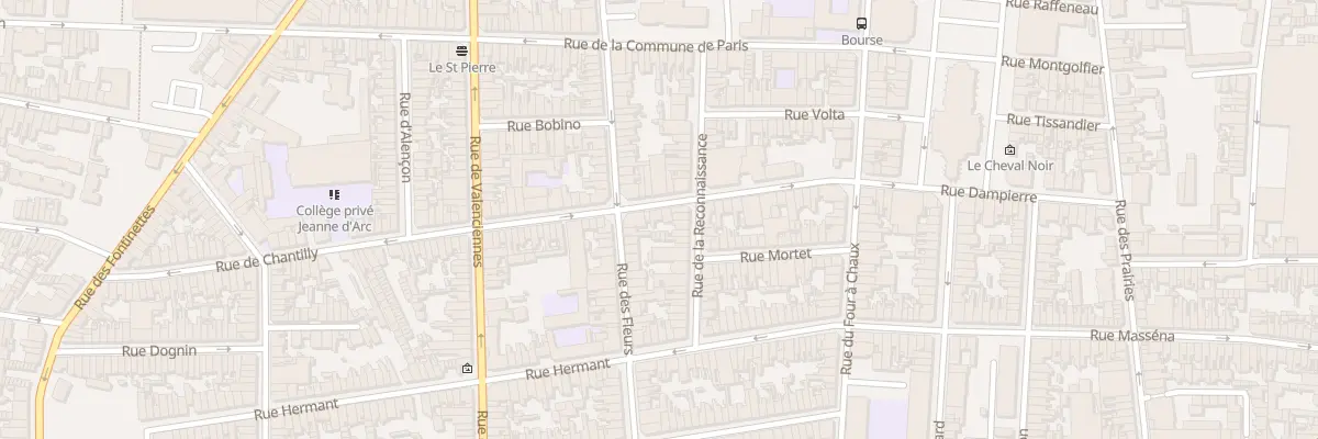 Plan du 126 Rue de Chantilly à Calais