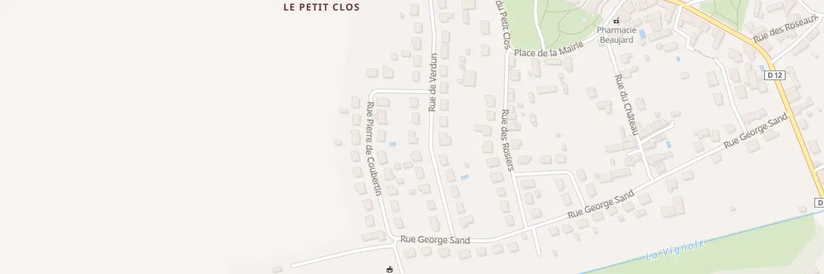 Plan du 22 Rue de Verdun à Neuvy-Pailloux